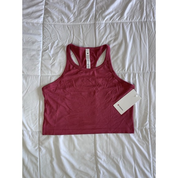 Lululemon Swiftly Tech Racerback Tank 2.0 Race Size 14 Dessert Red NWT - Picture 1 of 10